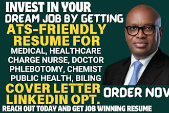 write life science, pharma medical sales, biotech, nursing, physicians resume