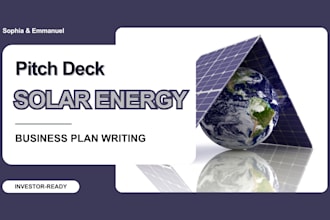 redesign solar company business plan renewable energy investor pitch deck ppt