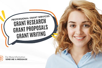 do professional grant writing and grant research to apply for grants