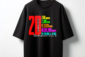 design amazing typography tshirt design