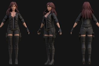 create 3d nft art, 3d game character, 3d cartoon character