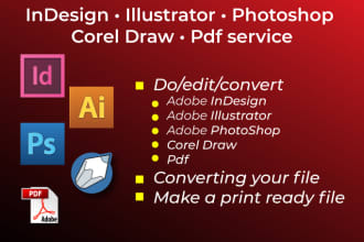 do, edit, convert or draw any adobe indesign file