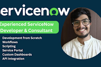 work on servicenow itsm, portal, cmdb basic, integration,nowmobile,scripting