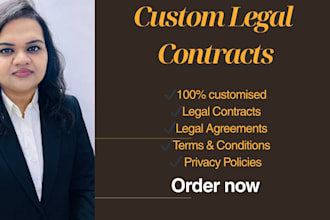 draft legal contracts and agreements