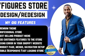 build 7figure store, redesign dropshipping store, design store for 7figure sales