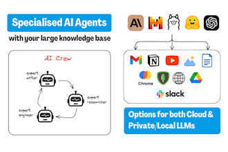 create secure ai agents, chatbots with many data sources