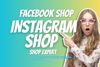 set up and fix all issues related to facebook and instagram shop tiktok shop