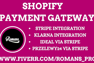 integrate shopify payment stripe via klarna ideal przeiewy24 affirm woocommerce