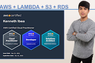 create or edit AWS lambda function and integrate with rds