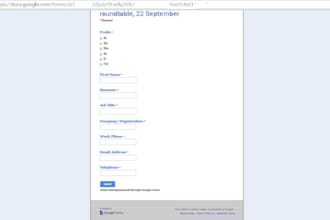 design and create a google form and fully customize it