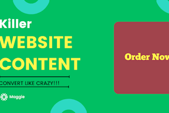 write killer website content to boost sales, SEO web copy