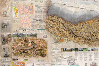 design architectural presentation boards, panels, and posters