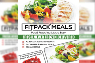 design eye catching flyers for your business or event