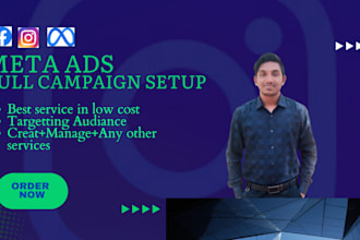 skyrocket your sales and reach your target audiance with meta ads campaign