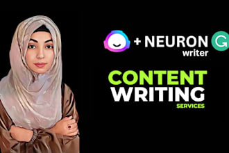 write use neuron writer SEO optimized content using jasper ai