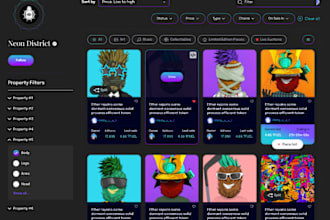 develop nft marketplace, nft minting website