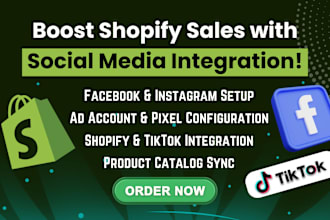 integrate facebook and tiktok pixels with shopify store
