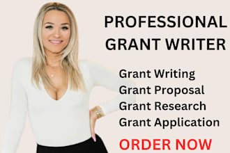 do your grant application, grant writing, grant research and rfp