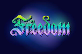 design great a graffiti lettering typography for your logo