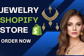 create a professional shopify jewerly store