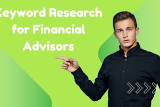 do seo keyword research for financial advisors and websites
