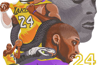 do embroidery digitizing logo into dst, pes, file fast