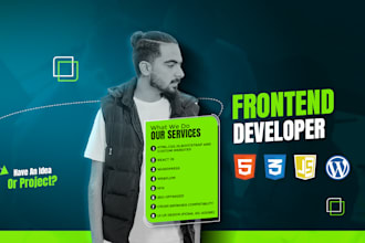 build websites as a full stack, front end, or web developer
