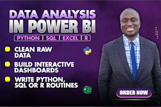 do your data analysis project in powerbi,python,sql,excel or r