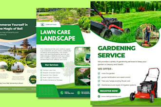 design 2 professional flyers and posters in 24 hours