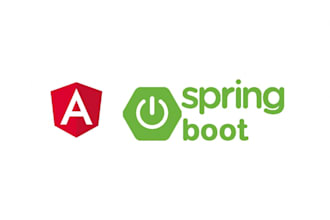develop web applications with spring boot and angular