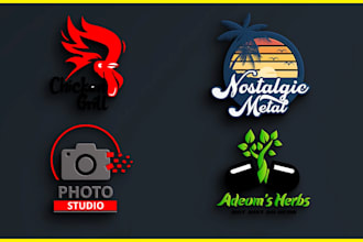 design a logo for your website, brand, shopify, and company