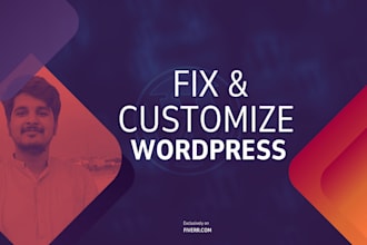 customize wordpress website and theme customization
