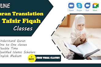 teach you translation tafsir fiqah and islamic knowledge