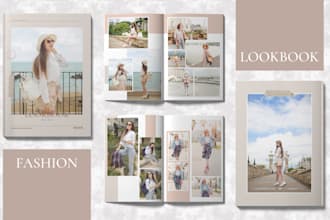 design professional lookbook, product catalogue, brochure, flyer and line sheet