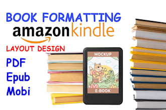 formatting ebook and paperback book layout design for amazon