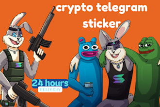 draw meme crypto stickers telegram stickers meme coin art meme stickers  gifs
