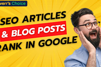 do SEO blog writing for your website and rank in google