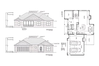 do architectural blueprint drawings in autocad for architecture