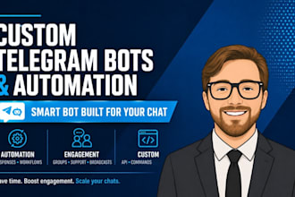 build your custom telegram bot for automation and engagement