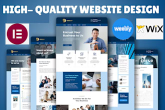 clone or design weebly website, wix, godaddy, duda, wordpress business website