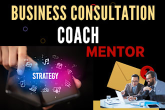 be your expert business consultant, business coach, mentor and strategic advisor