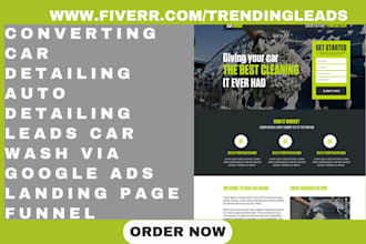 generate converting car detailing leads auto detailing car wash via google ads