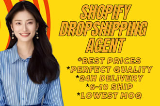 be your shopify dropshipping agent sourcing product in china