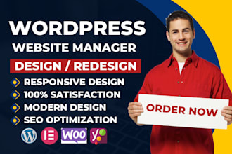 design redesign wordpress website recruiting rental booking website listing pro