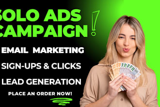 do USA solo ads promotion MLM  leads affiliate marketing clickbank promotion