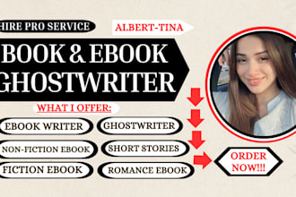be your ebook writer, ebook ghostwriter, romance erotic stories, short story,KDP