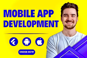 do mobile app development android ios app, building mobile app flutter developer
