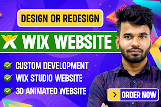 do wix website development, wix design, redesign wix website, wix online store
