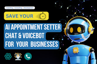 build ai appointment setter chatbot and voicebot