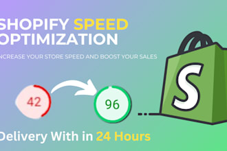 do shopify speed optimization and optimize your complete store